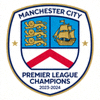 曼城足球俱乐部队徽 - 英超卫冕冠军